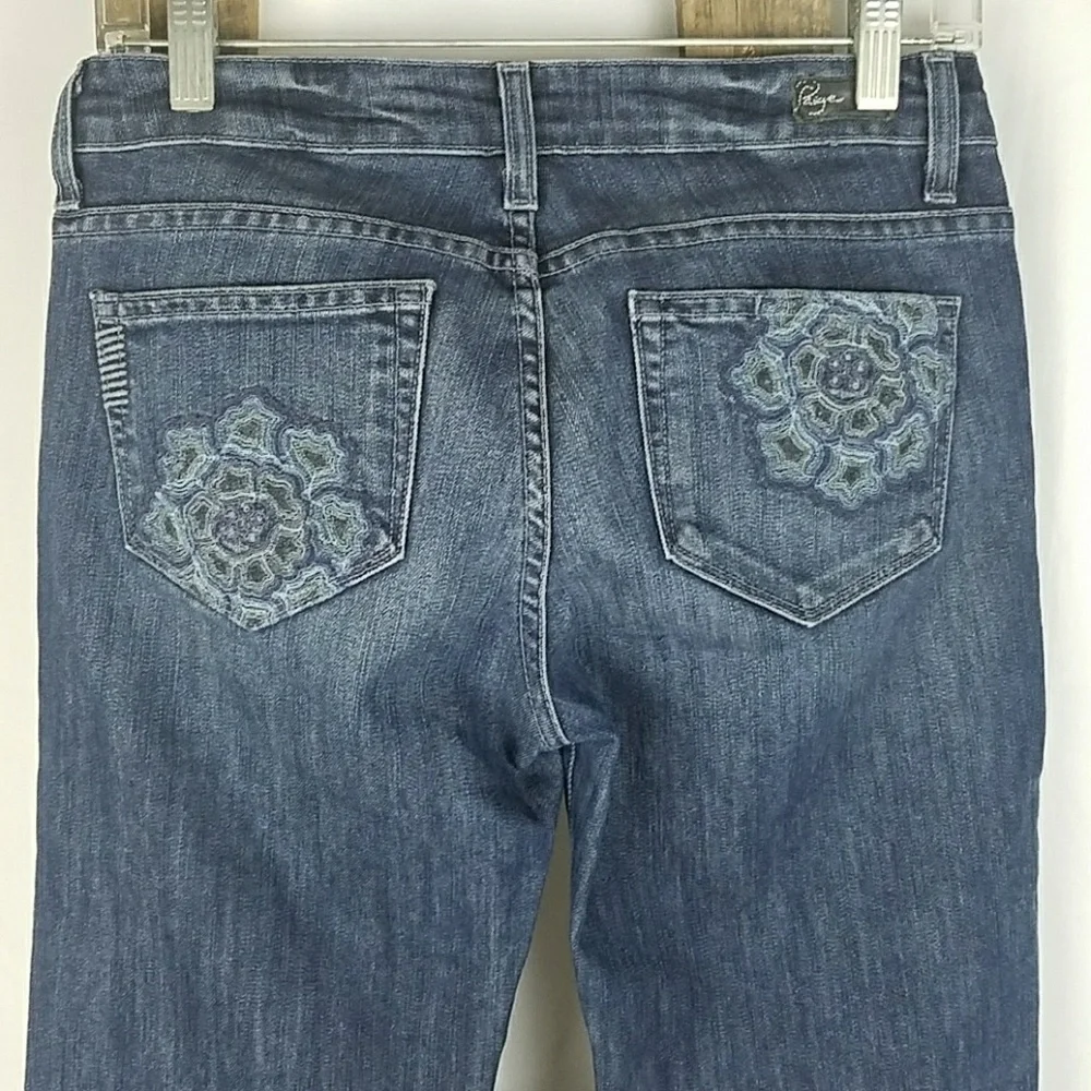 Paige Robertson women size 28 blue jeans denim - Picture 5 of 5